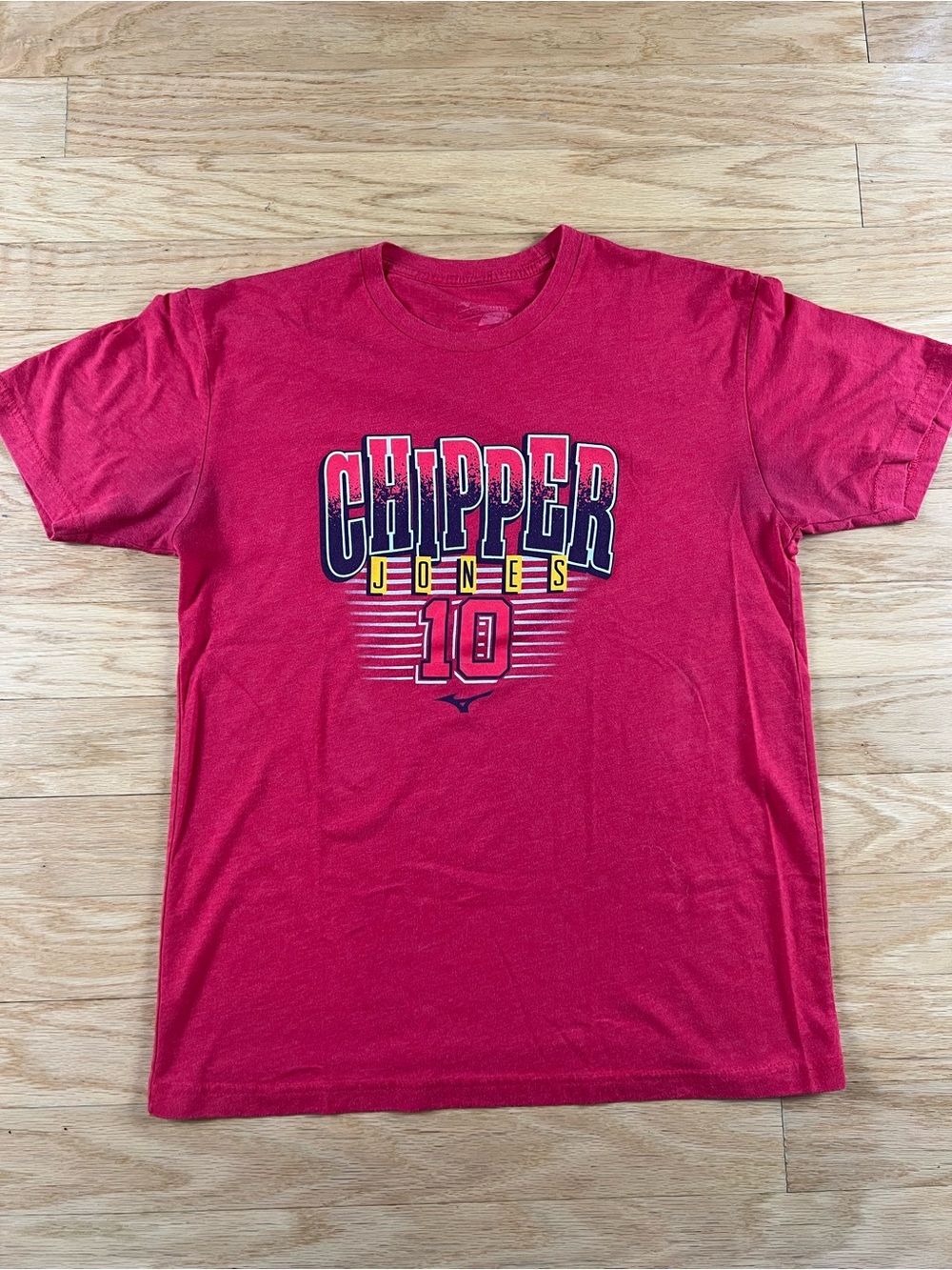 Mizuno Chipper Jones 10 Atlanta Braves Graphic Performance Tee